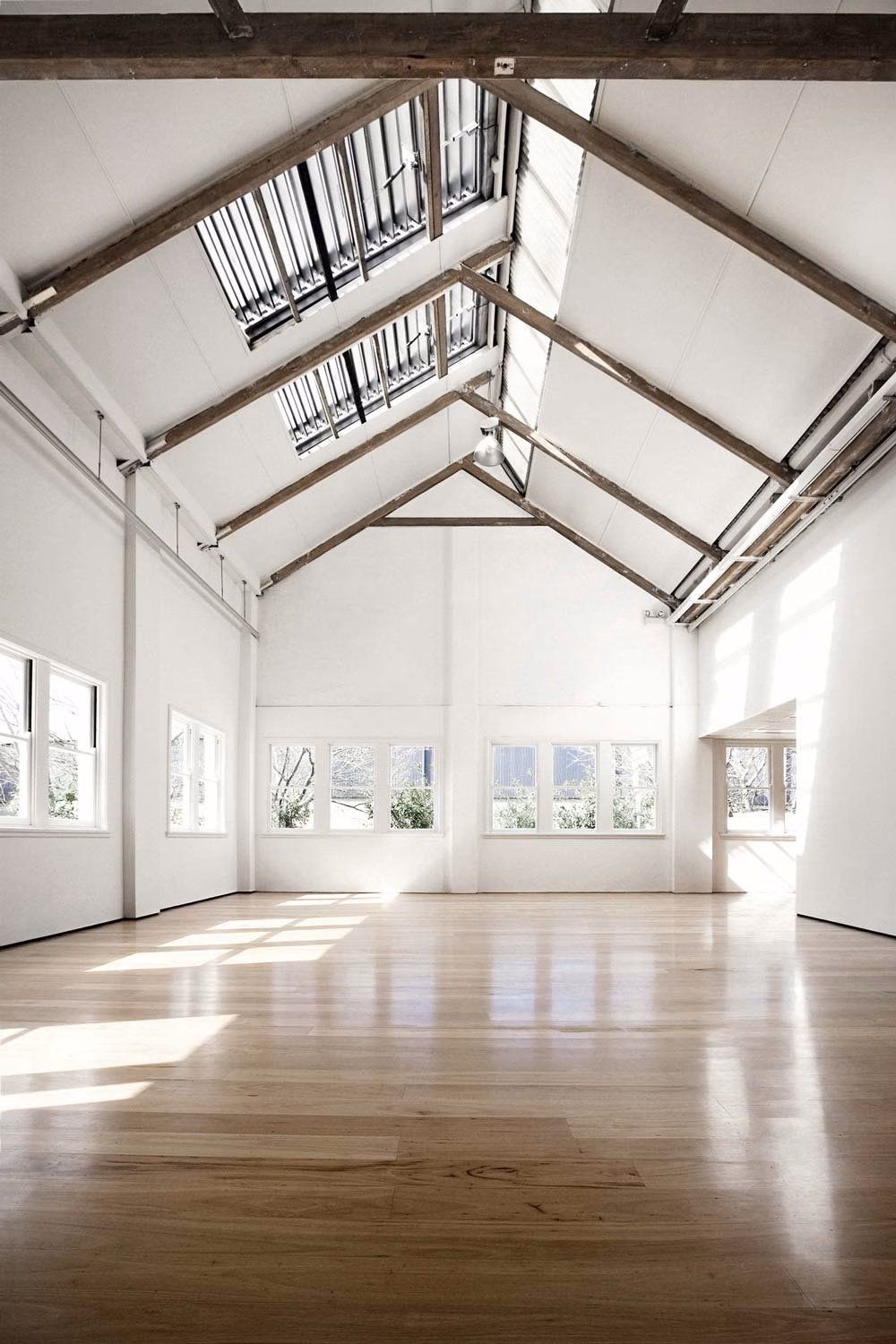 Sun Studios studio with natural light skylights 2