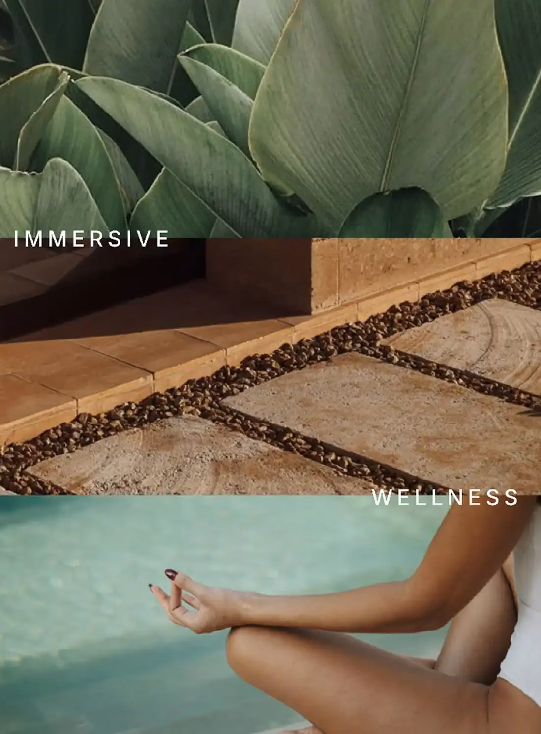 Cover design for spa menu