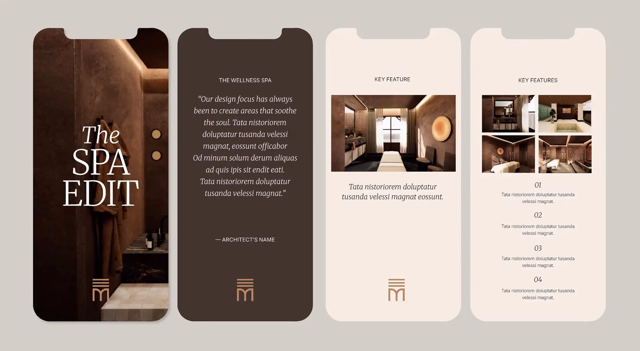 Mana Sanctuary website as displayed on mobile phones - design by Ludbrook Agency