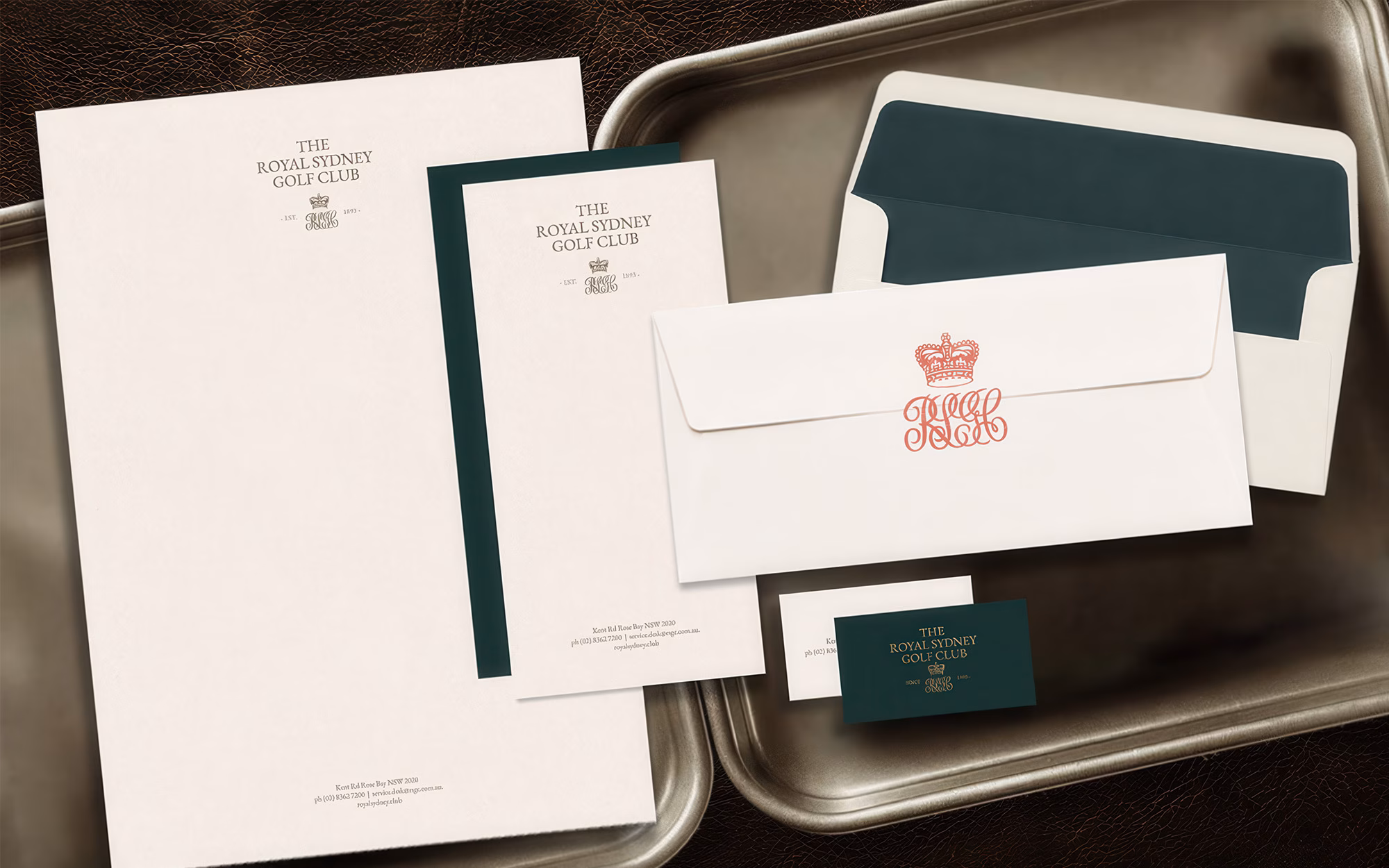 Ludbrook Agency Branded Stationery for Royal Sydney Golf Club 03